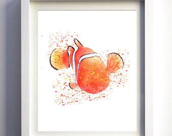 340x270 Snow White Dancing Childrens Bedroom Watercolour Illustraion
