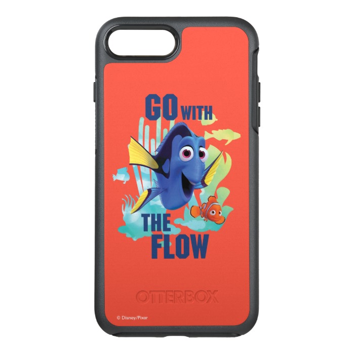 699x699 Dory Amp Nemo Go With The Flow Watercolor Graphic Otterbox