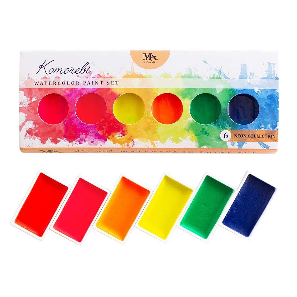 1000x1000 Neon Komorebi Watercolor Paint Set