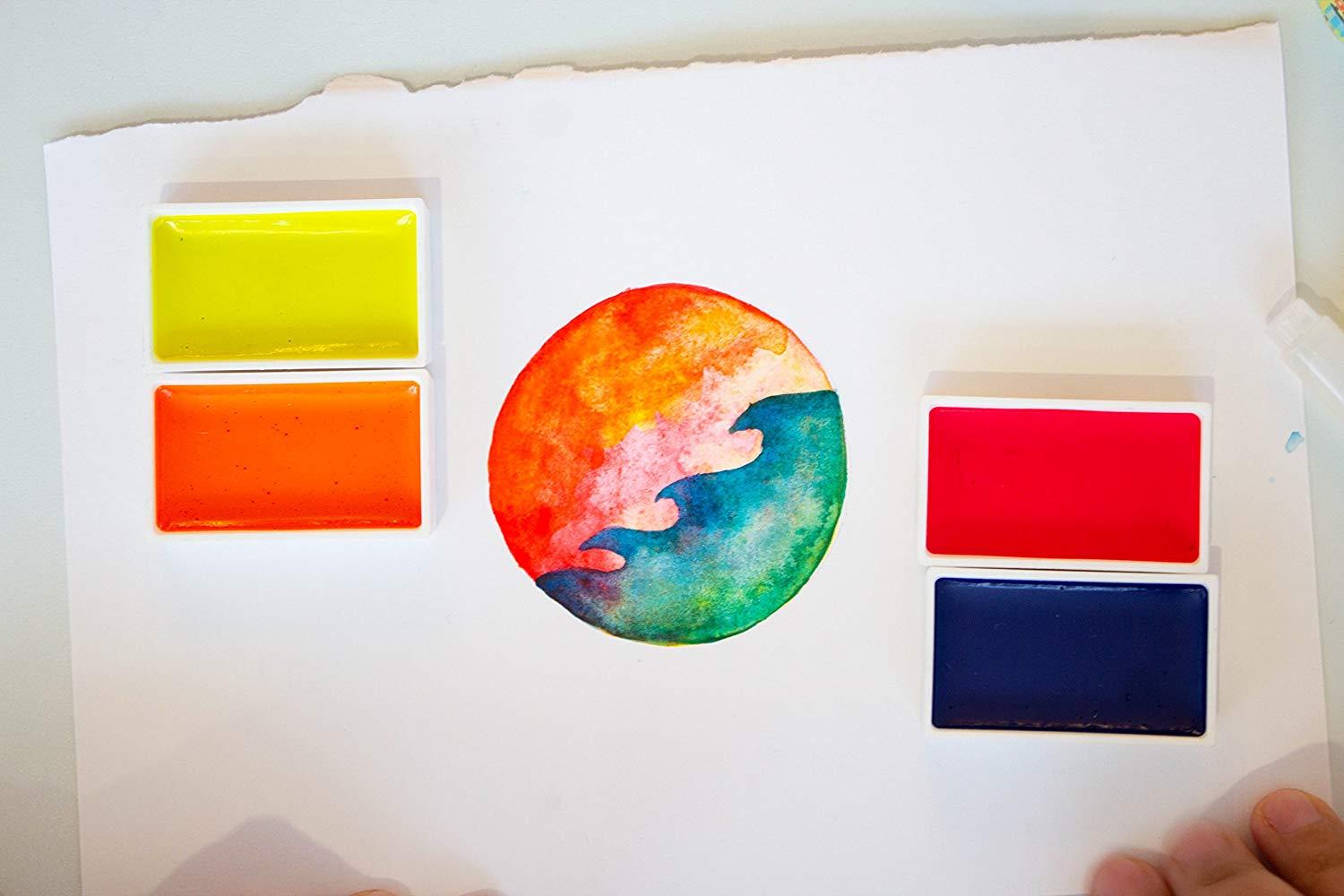 1500x1000 Neon Komorebi Watercolor Paint Set