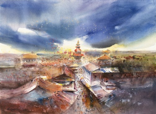 504x369 Nb Gurung Artist Of Nepal Ingenue Magazine