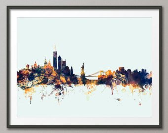 340x270 New York Skyline Etsy
