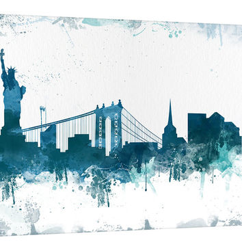354x354 Best New York Skyline Silhouette Wall Art Products On Wanelo