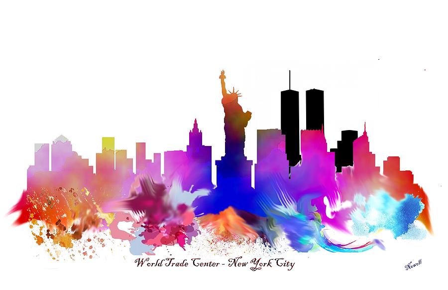 900x582 New York City Watercolor Art Painting By Peter Nowell
