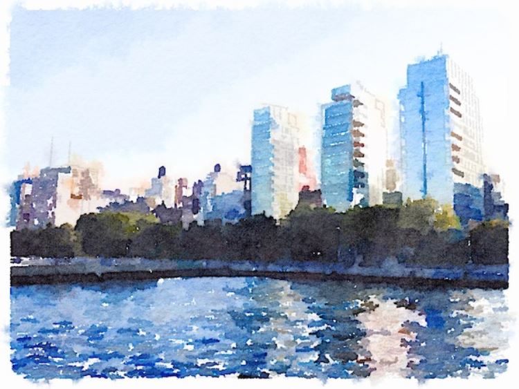 750x563 New York City In Watercolor