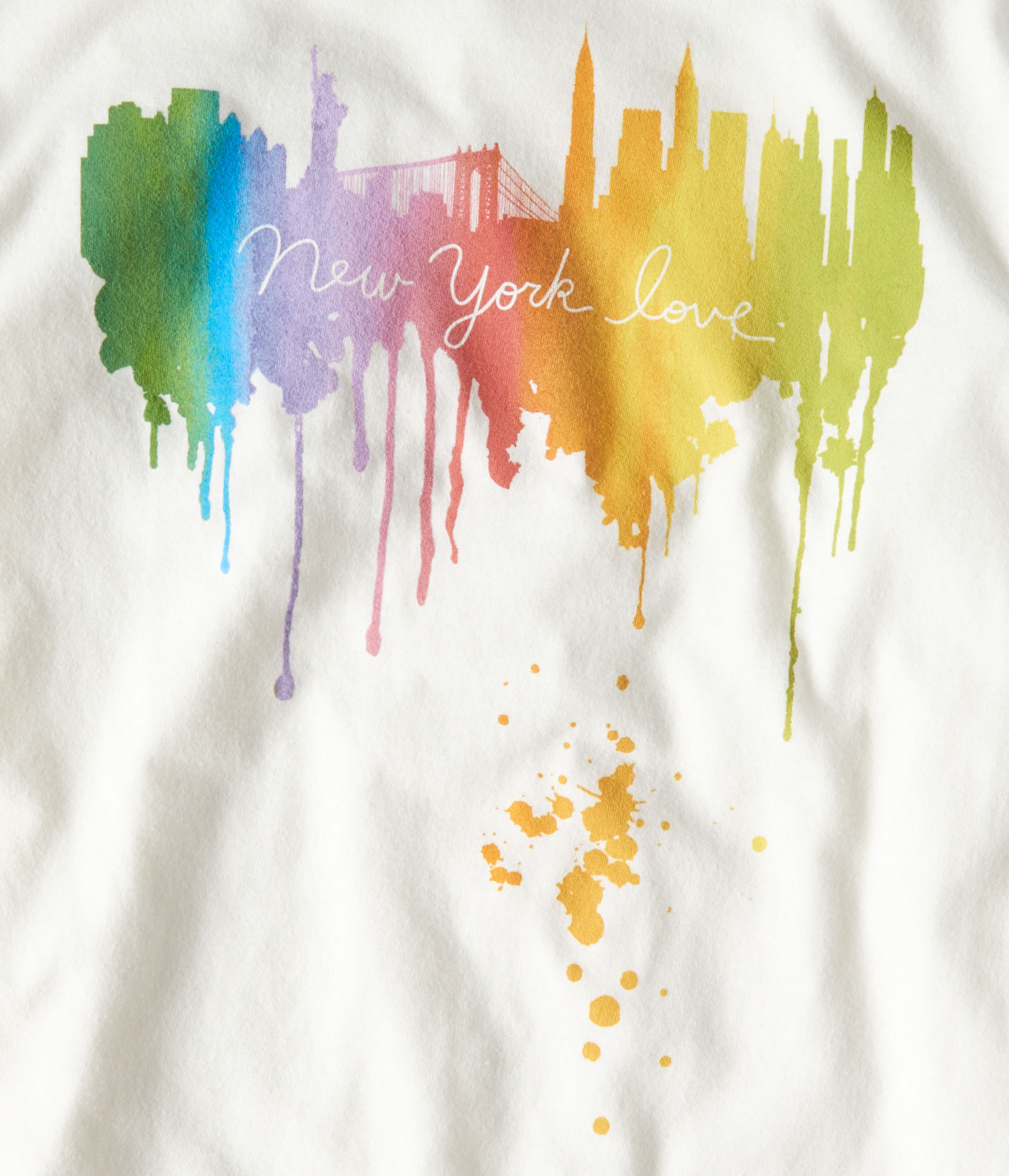 1716x2000 New York Love Watercolor Graphic Tee