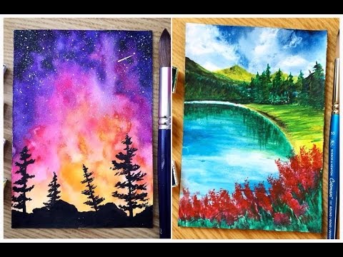 480x360 Amazing Watercolor Painting Compilation December