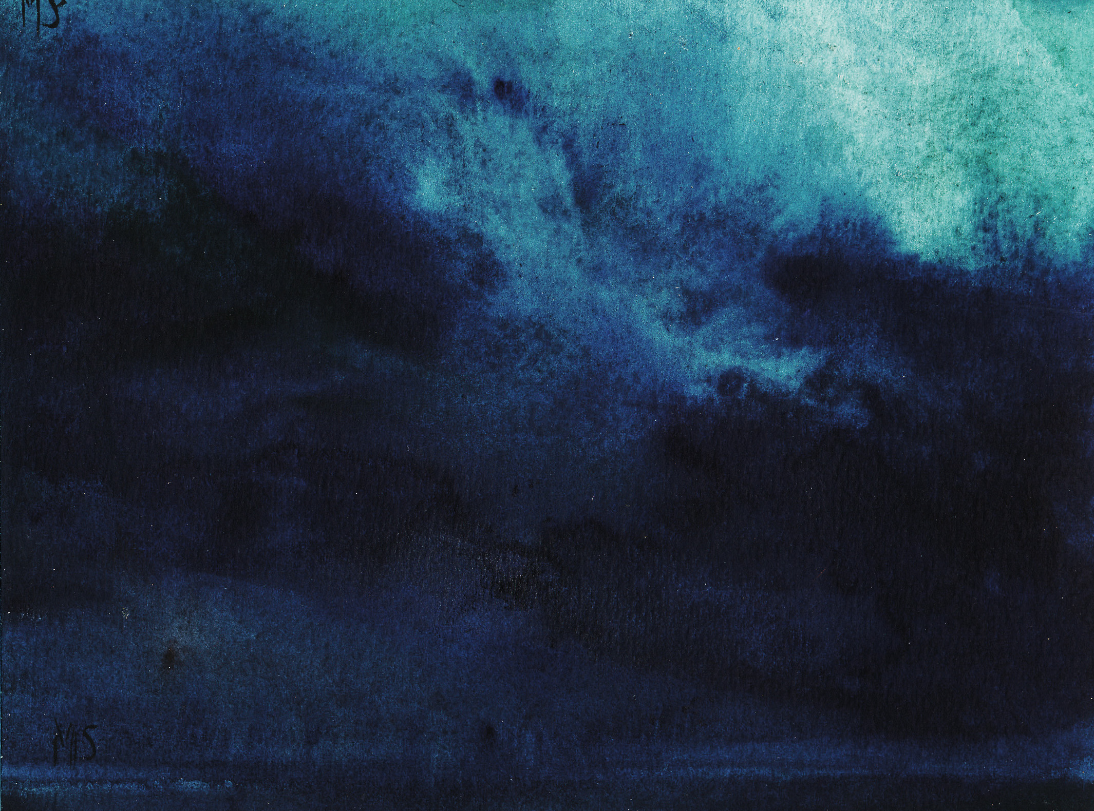 2130x1580 Watercolor Night Clouds Maurice Sapiro