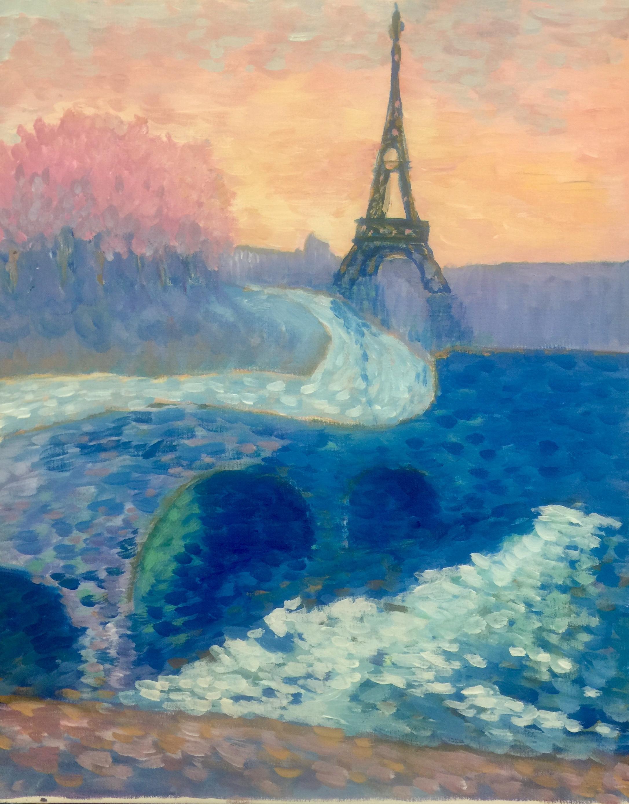 2173x2777 Springtime In Paris Paint Amp Sip Night