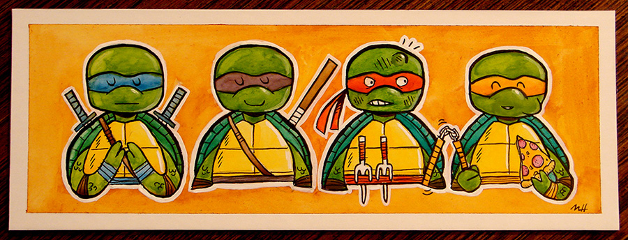 900x344 Teenage Mutant Ninja Turtles By Mattkaufenberg