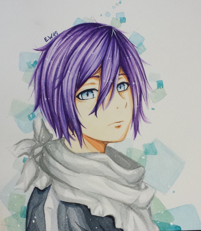 834x957 Noragami Yato (Watercolor) By Keepyoureyesopenx3
