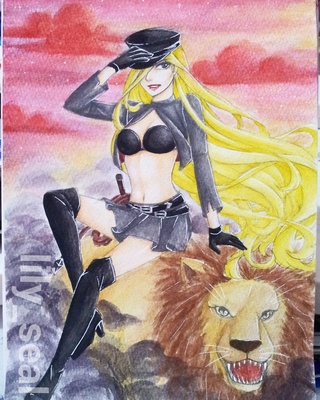 320x400 My Fanart Of Bishamon~ Done In Watercolours^^