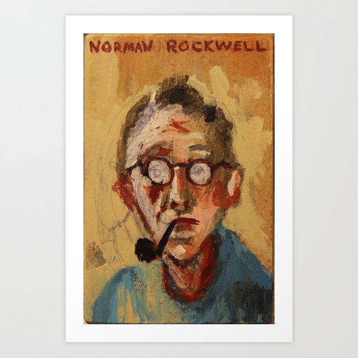 Norman Rockwell Watercolor