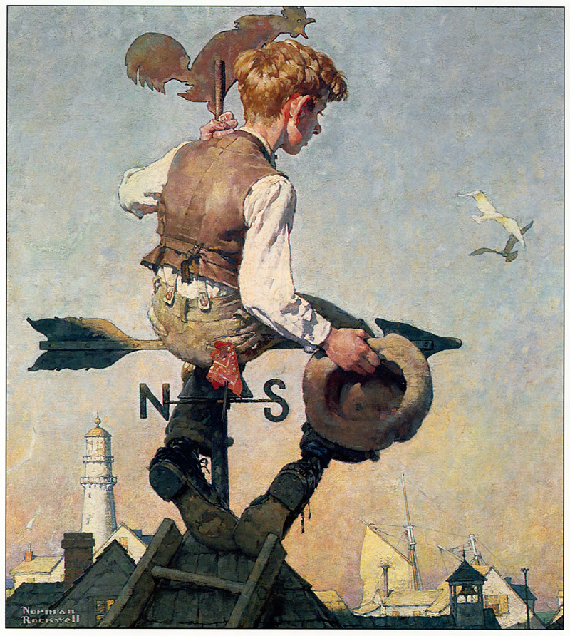 800x892 On Top Of The World By Norman Rockwell History, Analysis Amp Facts