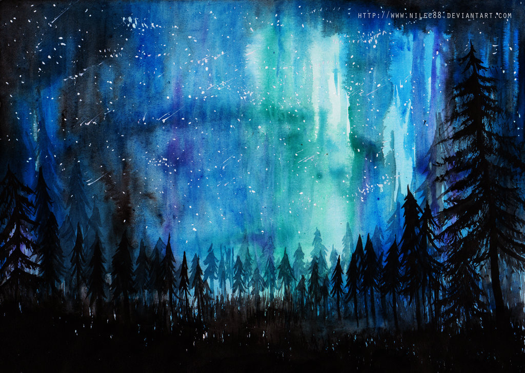 1024x727 Northern Lights By Nilec88