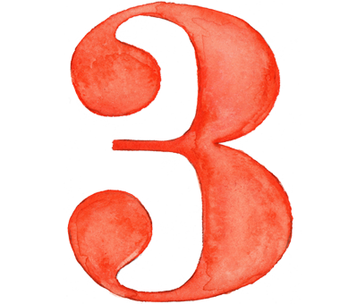 380x340 Watercolor Numbers By Giuseppe Salerno, Via Behance Want It