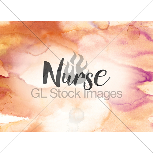 500x500 Nurse Concept Watercolor And Ink Painting Gl Stock Images