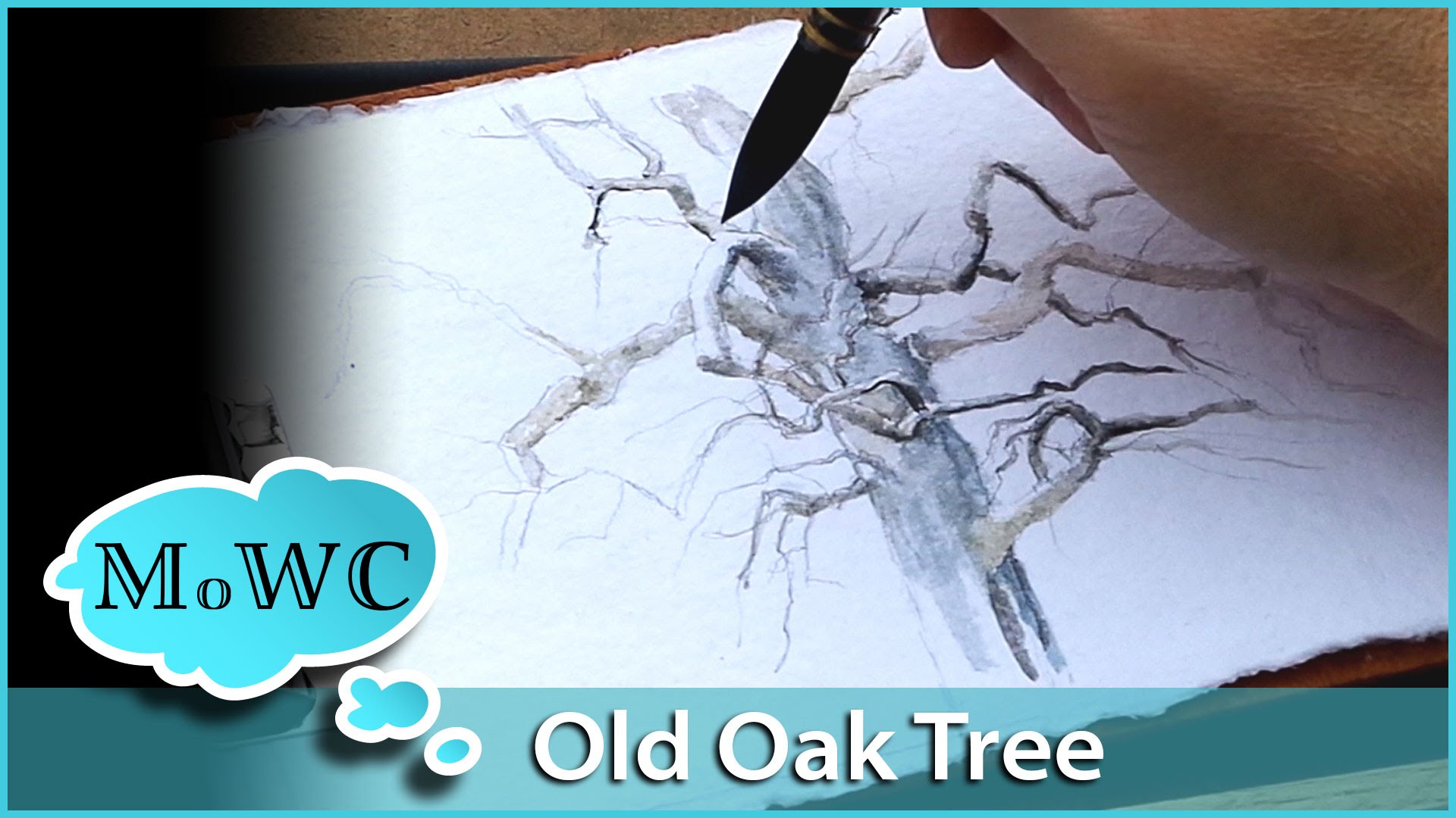 1920x1080 Painting An Old Oak Tree In My Watercolor Journal