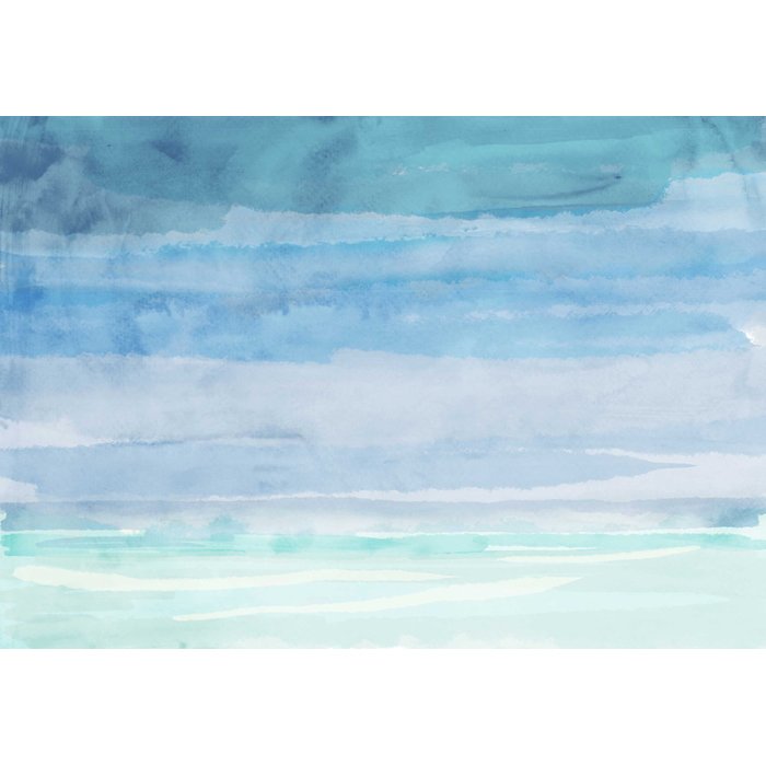 700x700 Ptm Watercolor Ocean Painting Print On Wrapped Canvas Wayfair.ca