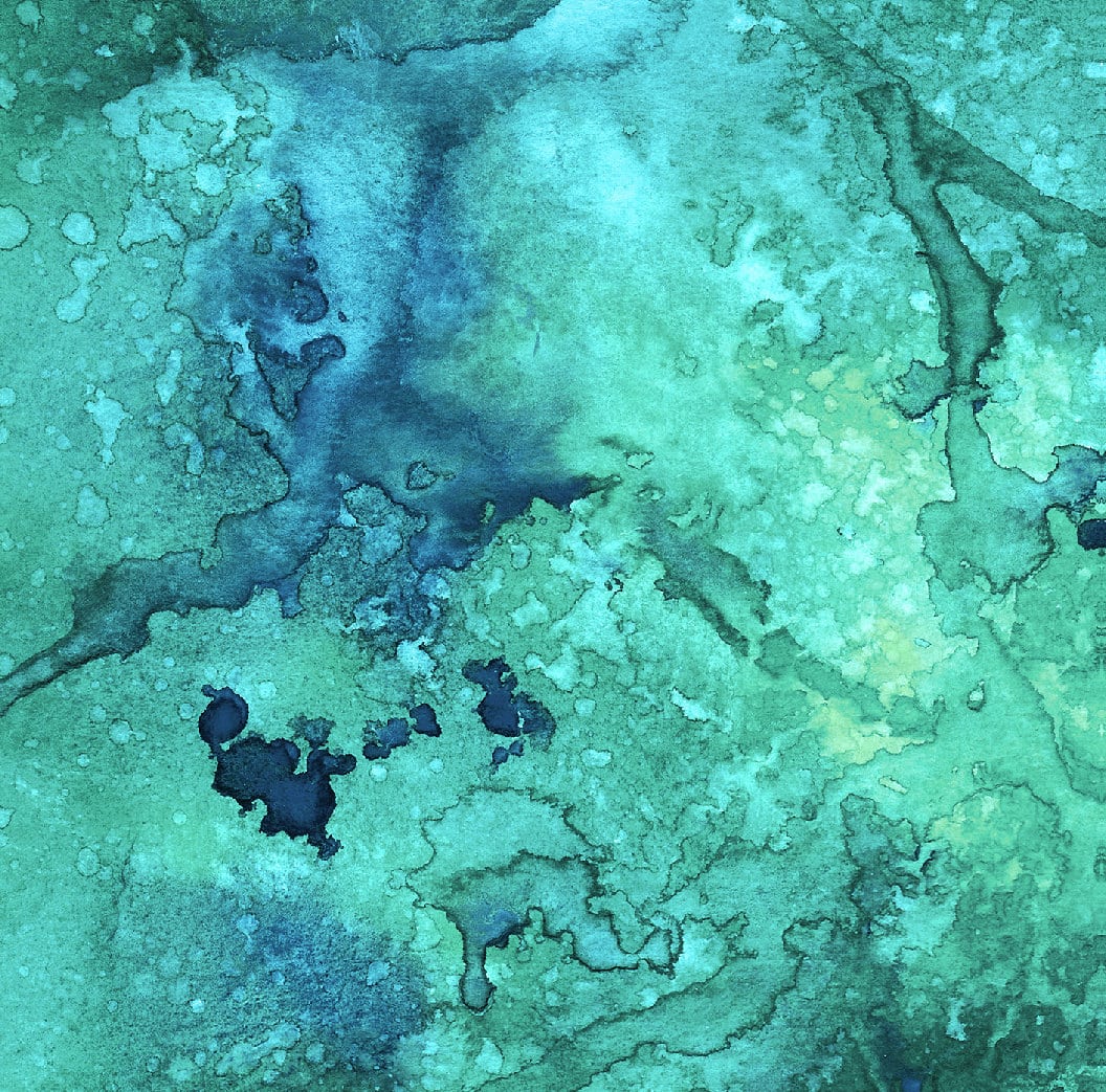 1056x1043 Watercolor Ocean Mermaid