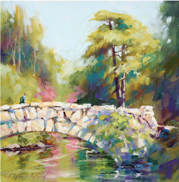 592x600 From Blank Canvas To Finished Work How To Start A Painting