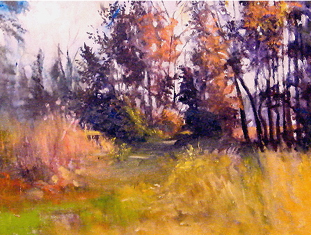 447x338 Oil Painting Wwatercolor Underpainting