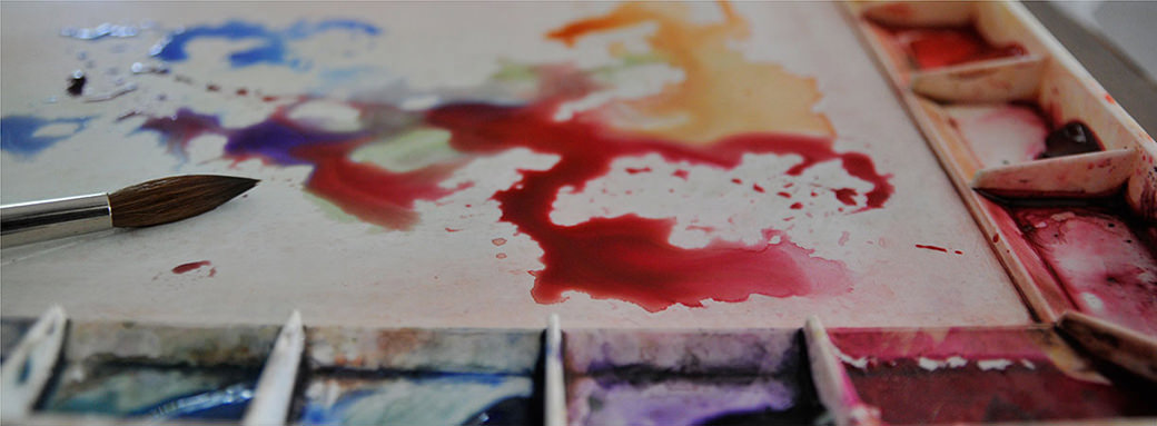 1040x383 Watercolor Tools For Beginners