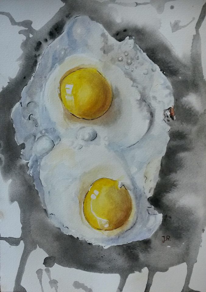 677x960 Watercolor And Oil Paintings By The Artist Jurga Ryan, Lithuania