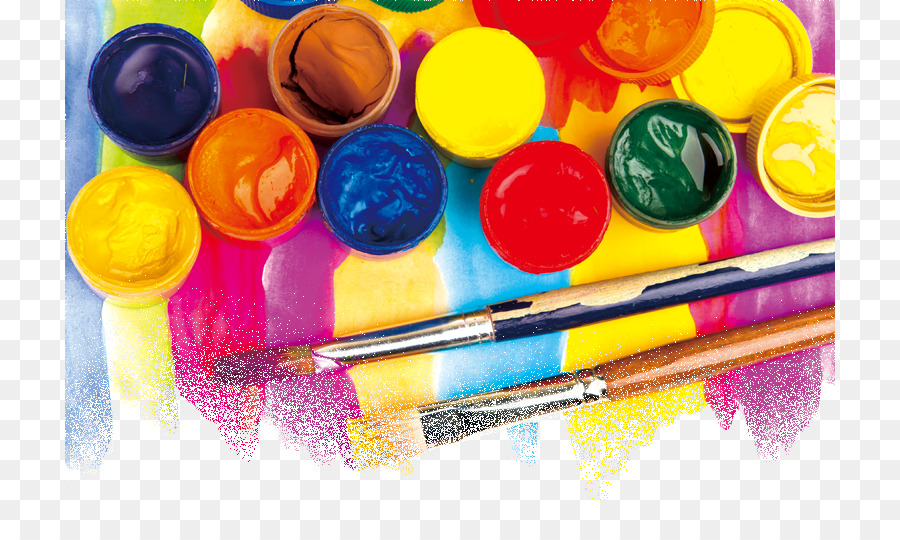 900x540 Download Watercolor Painting Palette Oil Paint Paint Brush