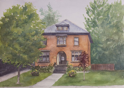 500x356 The Gallery For Gt Watercolor Paintings Of Houses, Watercolor