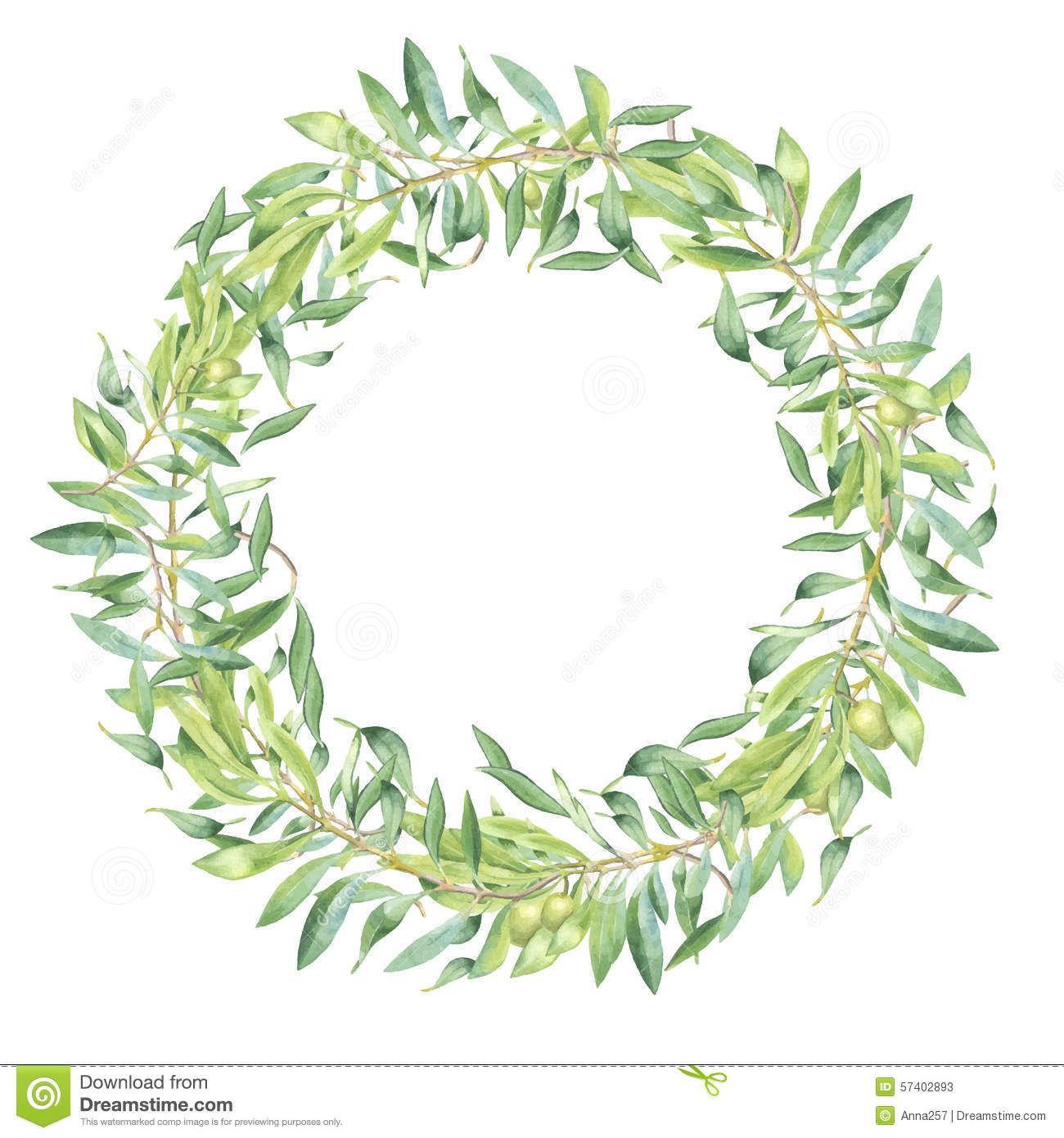 1300x1390 Green Watercolor Olive Branch Frame White Background 57402893.jpg