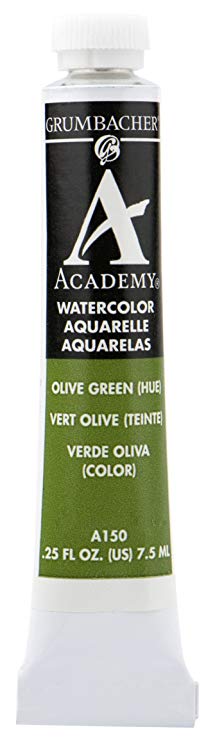 215x741 Buy Grumbacher Academy Watercolor Paint, 7.5ml0.25 Ounce, Olive