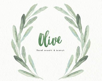 340x270 Olive Watercolor Etsy