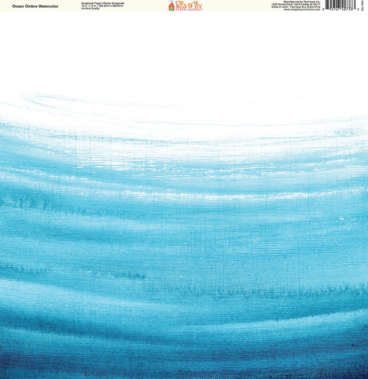 727x750 Ella And Viv Paper Company Watercolor Dreams Ocean Ombre