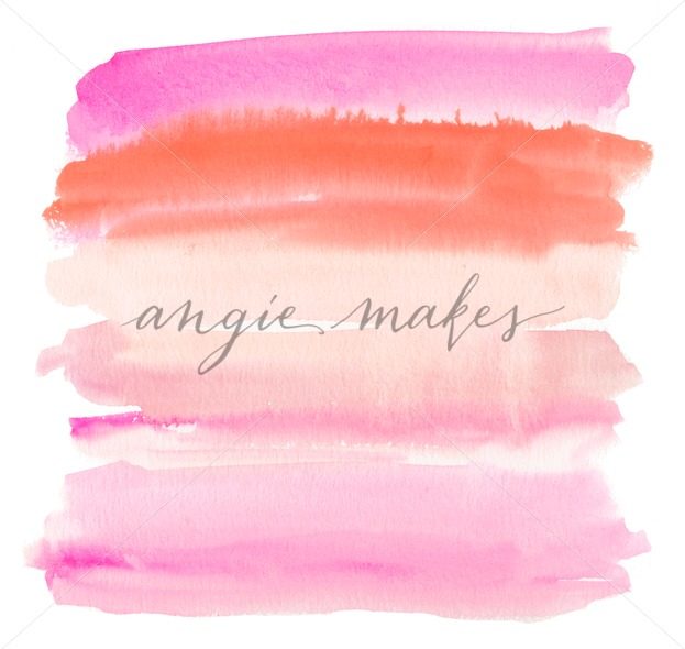 623x590 Pink And Orange Watercolor Ombre Background