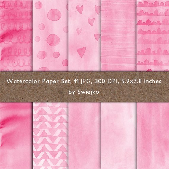 570x570 Watercolor Digital Paper Ombre Watercolor Background Etsy