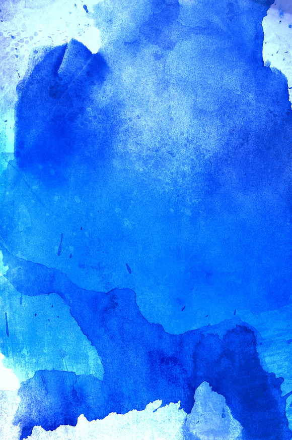 580x872 Blue Ombre Watercolor Background