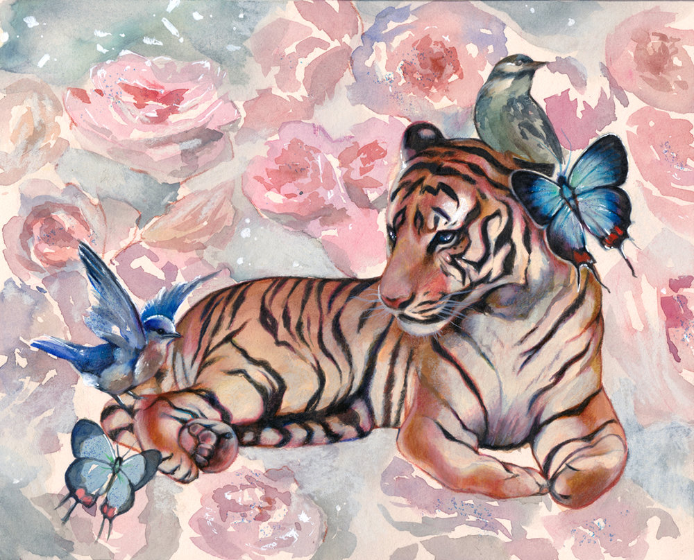 1000x808 Original Watercolor Painting]