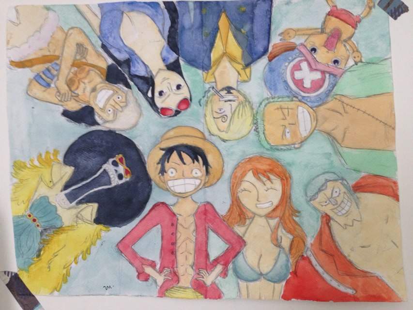 853x640 One Piece In Water Color Anime Amino