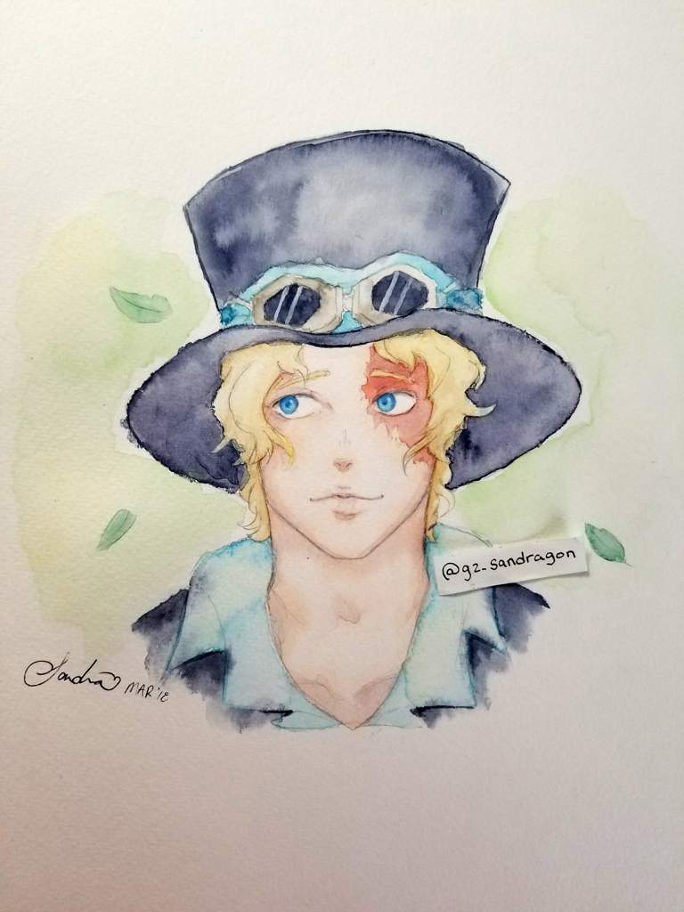 768x1024 Watercolor Sabo Fanart One Piece Amino