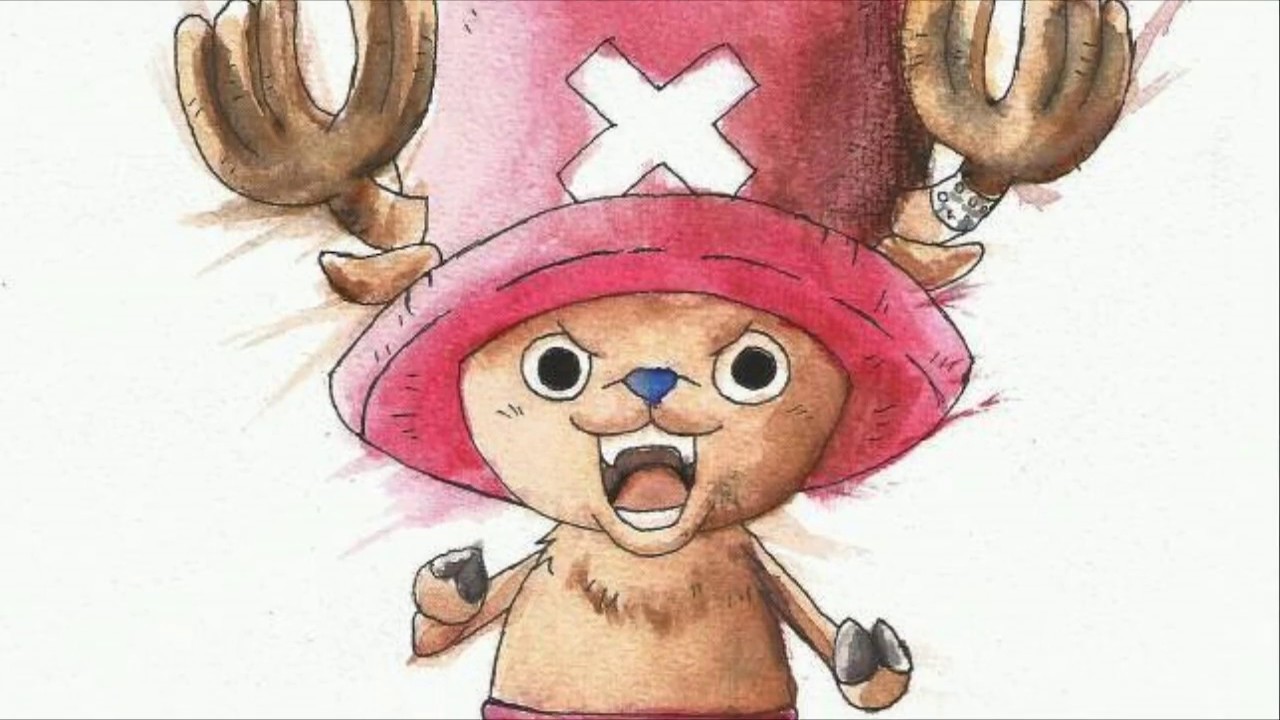 1280x720 Watercolor Speedpaint Chopper (One Piece)