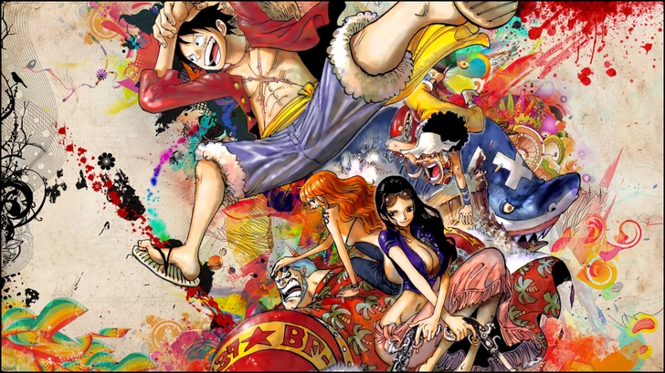 728x409 Watercolor One Piece By Ultimateonepiecefan