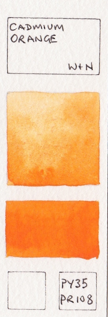 350x1024 Orange Watercolour Swatches