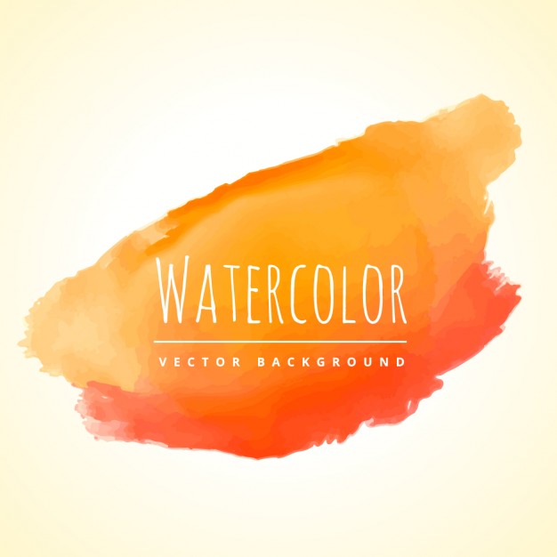 626x626 Orange Watercolor Splash Background Vector Free Download