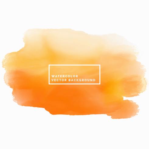 490x490 Orange Watercolor Texture Background. Watercolor Brush Stroke