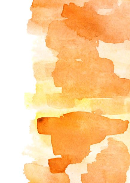 435x612 Orange Watercolor Background Social Media In 2018