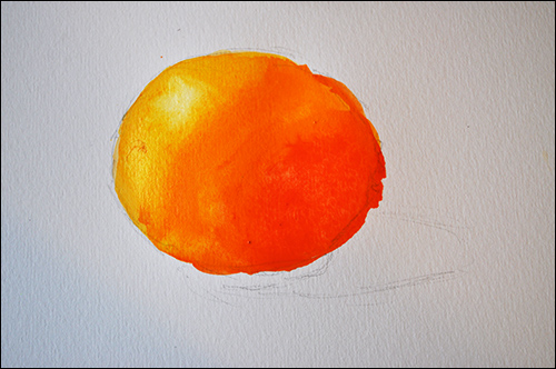500x332 How To Paint An Orange Using The Wheel Of Painting