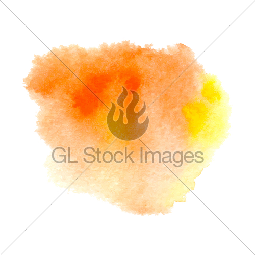 500x500 Watercolor Orange Background Gl Stock Images