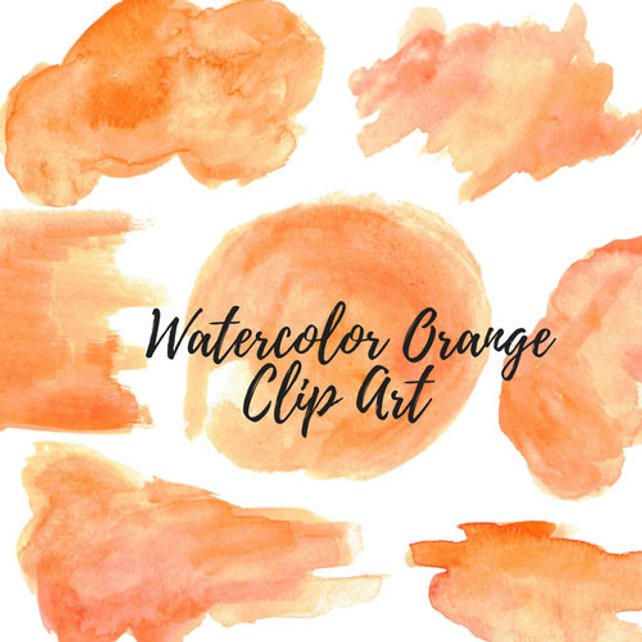 642x642 Watercolor Clip Art Paint Splash Clip Art Watercolor Etsy