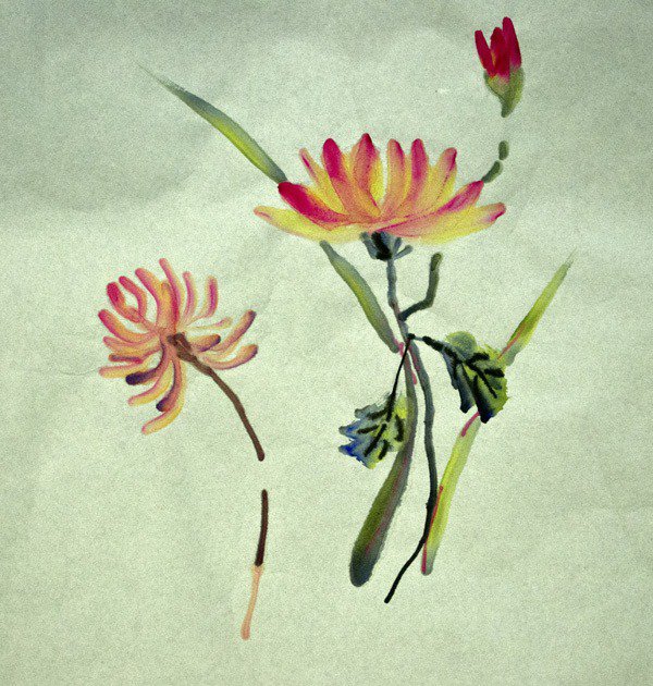 600x630 Capture The Spirit Oriental Watercolor Painting (Ages